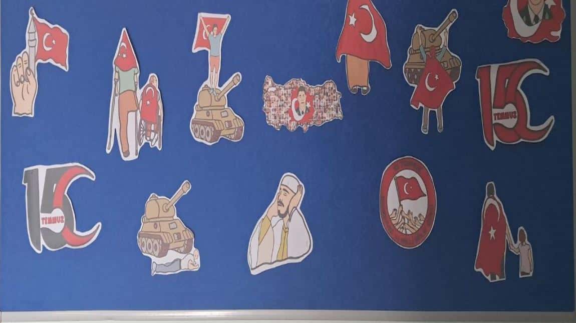 15 Temmuz Demokrasi ve Milli Birlik Günü Okulumuzda Anıldı